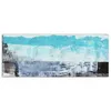 DEQORI Hybrid Leinwand Bild 150x60 cm 'Blaue Tiefen' Produktbild-Vorschau 2