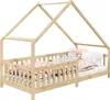 Hausbett CORA 90x200 cm, Natur - Kinderbett mit Produktbild-Vorschau 3