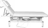 A white electric massage table is shown in a studio setting against a white background. Náhled obrázku produktu