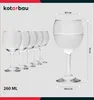 KOTARBAU® Wassergläser mit Stiel 6er Set 260 ml Glas Produktbild-Vorschau 3