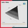 KOTARBAU® Laubrechen Kunststoff 55 cm mit Stiel Laubbesen Produktbild-Vorschau 3