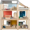 Puppenhaus Natur mit Möbeln Produktbild-Vorschau 7