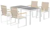 Outsunny zitset, 5-delig. Eetset voor 4 personen. Productafbeelding-voorbeeld 1