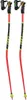 A pair of red and black ski poles with yellow accents. Produktbild-Vorschau