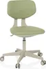 A light green office chair with a beige base and wheels, shown against a white background. Produktbild-Vorschau