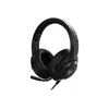 A black gaming headset with a microphone is shown against a white background. Podgląd zdjęcia produktu