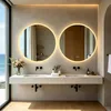 WISFOR Badspiegel met verlichting, 90 cm, ronde Productafbeelding-voorbeeld 5
