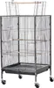 SucceBuy kovaná klec pro ptáky, 460x460x770 mm, s odklopnou Náhled obrázku produktu 1