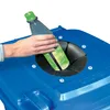 240 Liter Müllbehälter blau, Flascheneinwurf mit Produktbild-Vorschau 2