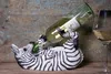 Clayre & Eef Wijnrek Zebra, 32x12x18 cm, zwart, kunststof Productafbeelding-voorbeeld 4