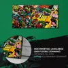Wanduhr Uhr Wandbild Leinwand Geräuschlos 60x30 Graffiti Produktbild-Vorschau 5