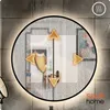 SAVE ®HOME Okrągłe lustro łazienkowe LED - 60 cm - Podgląd zdjęcia produktu 5