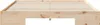 vidaXL Bettgestell Braun 200 x 200 cm Produktbild-Vorschau 5