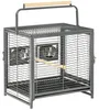 Cage de transport en acier pour perroquets, cage š€ oiseaux Voir les images du produit 1