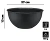 KADAX miska Kuchenna Plastikowa Do Sałatek 5 L Antracyt Podgląd zdjęcia produktu 2