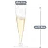 com-four® 16x Mehrweg Sektglas - transparente, stapelbare Produktbild-Vorschau 6