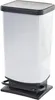ROTHO bidone a pedale Paso 40l 35,3x29,5x67,6cm argento Anteprima dell’immagine prodotto 7