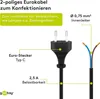goobay Schutzkontaktkabel zum Konfektionieren schwarz 1,5 m Produktbild-Vorschau 14