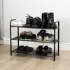 Półka na buty czarna 3 piętrowa Podgląd zdjęcia produktu 6