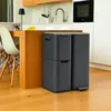 Küchenmülleimer Für Mülltrennung HAJA 60l Produktbild-Vorschau 2