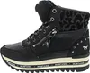 A side view of a black women's boot with a platform sole. Anteprima dell’immagine prodotto