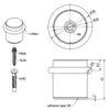 SOTECH 133924, Eiche, Stahl, 32 mm Produktbild-Vorschau 6