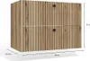 Lavabo Tigo 80 2S Oak Evoke 2 Tiroirs Façade Cannelée Voir les images du produit 11