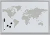 '''Zeller magnetic/writing board ''''World'''', grigio Anteprima dell’immagine prodotto 6