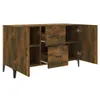 vidaXL Sideboard Räuchereiche 100x36x60 cm Holzwerkstoff Produktbild-Vorschau 8