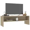 vidaXL TV skříňka Sonoma dub 120x40x40 cm odvozený výrobek Náhled obrázku produktu 3