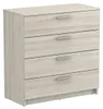 CALICOSY - Commode 4 Tiroirs L79,6 cm,Reproduction Bois Voir les images du produit 3