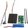 A collection of electronic components for a solar-powered light. Anteprima dell’immagine prodotto