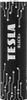 A black battery with white circuit board-like graphics and text. Produktbild-Vorschau