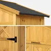 sweeek - Gartenhaus 105 cm aus Tannenholz, 6 Stauräume - Produktbild-Vorschau 3