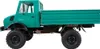 A side view of a green Mercedes-Benz Unimog truck. Anteprima dell’immagine prodotto