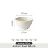 Schale set 6er Ø11,7cm Keramik Schalen Reisschalen Produktbild-Vorschau 2