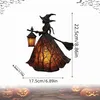 Halloween Hexenlampe, gotische Hexenhut Nachtlampe, warmes Produktbild-Vorschau 6