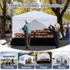 XMTECH Pavillon pliable 3x3 m imperméable Pavillon de Voir les images du produit 18