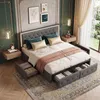 Letto imbottito INONEFT, 160x200 cm, con 4 cassetti e Anteprima dell’immagine prodotto 1
