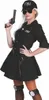 FBI Kostüm flotte FBI Agentin Polizistin für Damen Gr. 32-46 Kleid schwarz Berufe Polizei Police Fasching Karneval Mottoparty Paarkostüm Gruppenkostüm Produktbild-Vorschau