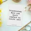 Mr. & Mrs. Panda Ansichtskarte Spruch Triathlon Helden - Produktbild-Vorschau 2