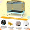 Trampolina dla dzieci COSTWAY 3 w 1, trampolina ogrodowa Podgląd zdjęcia produktu 4