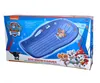 The image shows the packaging of a blue Paw Patrol themed snow sled. Voir les images du produit