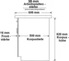Küchen Unterschrank 80 cm CREMONA Eiche hell + weiß matt Produktbild-Vorschau 5