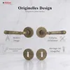 DOMINO Türgriff-Garnitur LOFT-R BB-Buntbart Bronze antik Produktbild-Vorschau 4