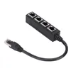 Adaptér RJ45 Splitter 1 na 4 porty Hladký prenos Vynikajúci Náhľad obrázku produktu 4
