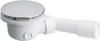 Ablaufgarnitur, Siphon Dusche, Badewanne Chrom 90mm Produktbild-Vorschau 1