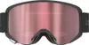 A pair of black ski goggles with a pink mirrored lens. Produktbild-Vorschau