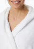 Schiesser peignoir essentials bathrobe with hood navy Voir les images du produit 15