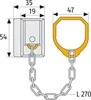 CATENA PORTA ABUS "SK 89 S" 21540 serratura.sk89-s-sb Anteprima dell’immagine prodotto 9
